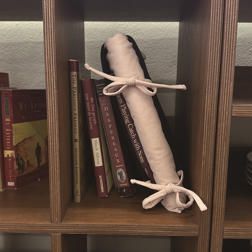 포지타니 Snug ribbon pouch (2colors) 스너그리본파우치 아이패드파우치 노트북파우치 - 상세 이미지 5