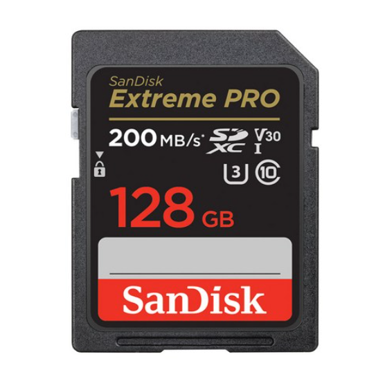 Sandisk 128기가 익스트림 프로 128GB SDXXD 4K V30 카메라 메모리