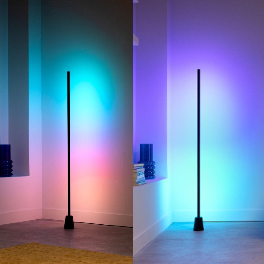 필립스 위즈 led 장스탠드 거실스탠드조명 플로어스탠드 일체형 2팩 x 블랙