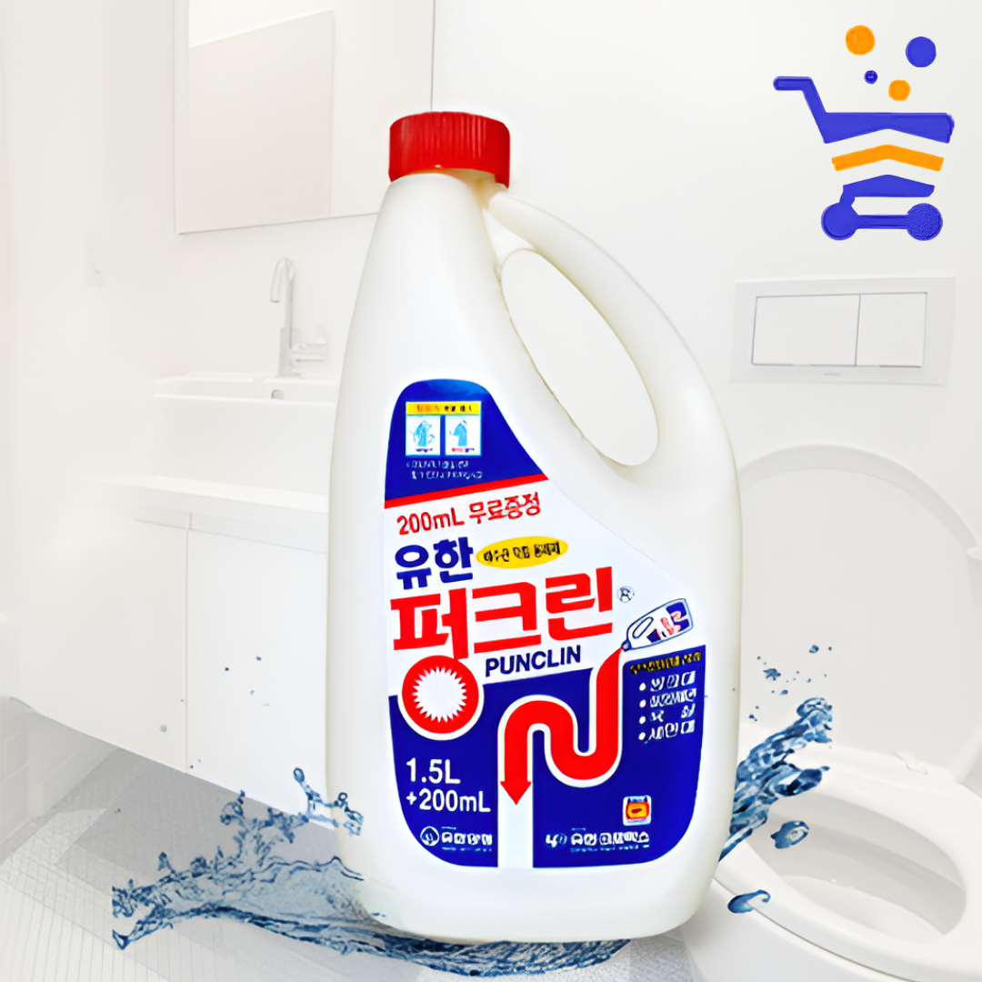 유한락스 배수구세정제 펑크린 1L 씽크대클리너 뚫어뻥 0633