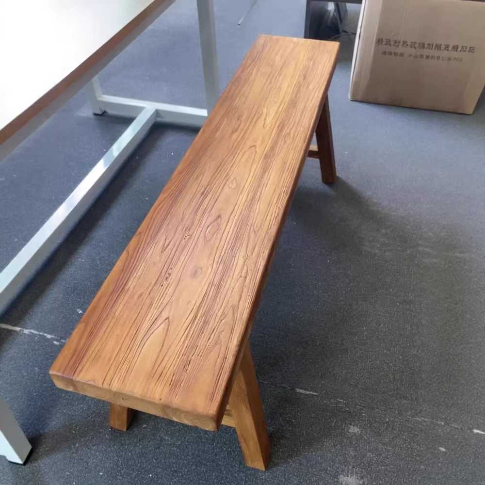 나무 벤치 벤취 테라스 정원 쉼터 방부처리 장 의자 80cm - 상세 이미지 4