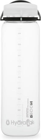 HydraPak [해외]HydraPak Recon 트위스트 & Sip - 와이드 마우스 재활용 플라스틱 물병(24온스 또는 32온스) BPA 프리 간편한 휴대 가능 Clear / 17oz/500m
