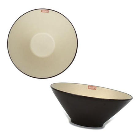 마라탕 브이면기 투톤 브라운베이지 멜라민 식당 라면 TK-747