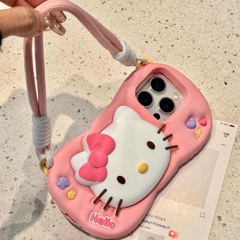 실리콘  고양이 아이폰17프로맥스 케이스 3D 키티 케이스 iphone 17 pro max - 상세 이미지 4