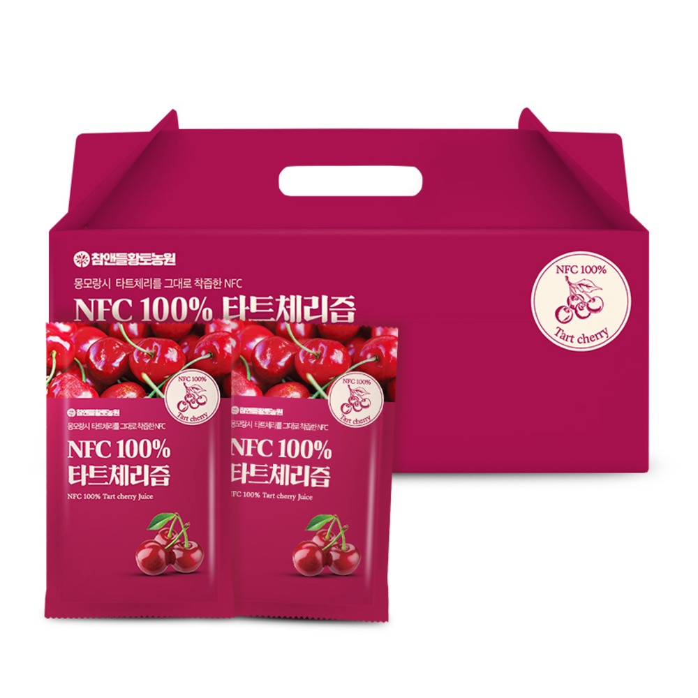 NFC 100% 타트체리즙 주스 클렌즈 멜라토닌 음료 70ml x 30포 2.1L, 1개 - 상품 이미지