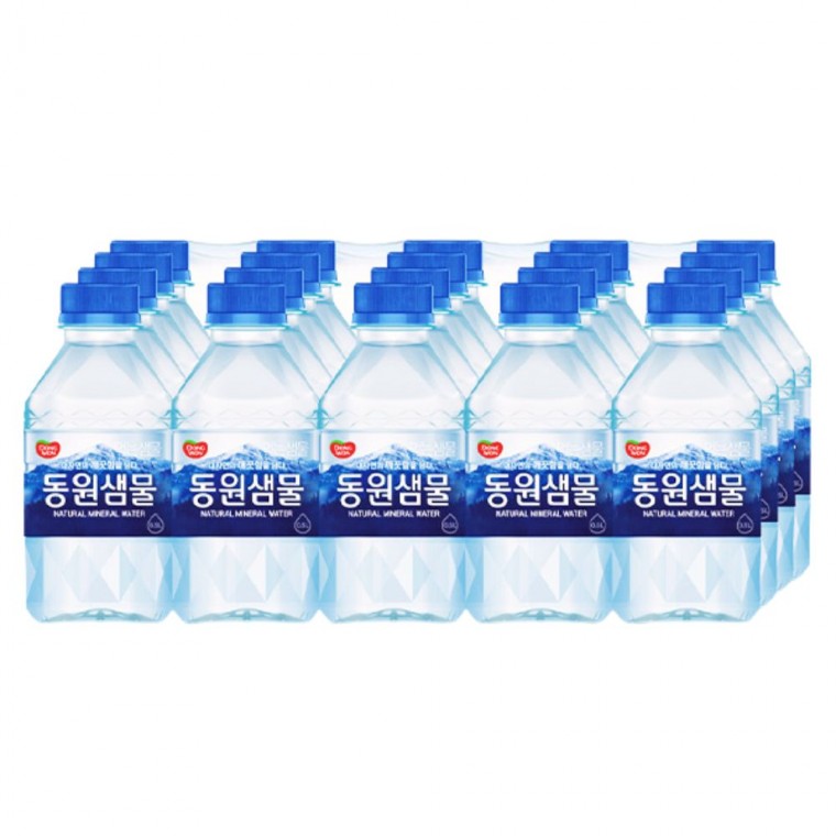 동원샘물 생수 천연 암반수 유무라벨 랜덤 300ml, 40개 - 상세 이미지 2
