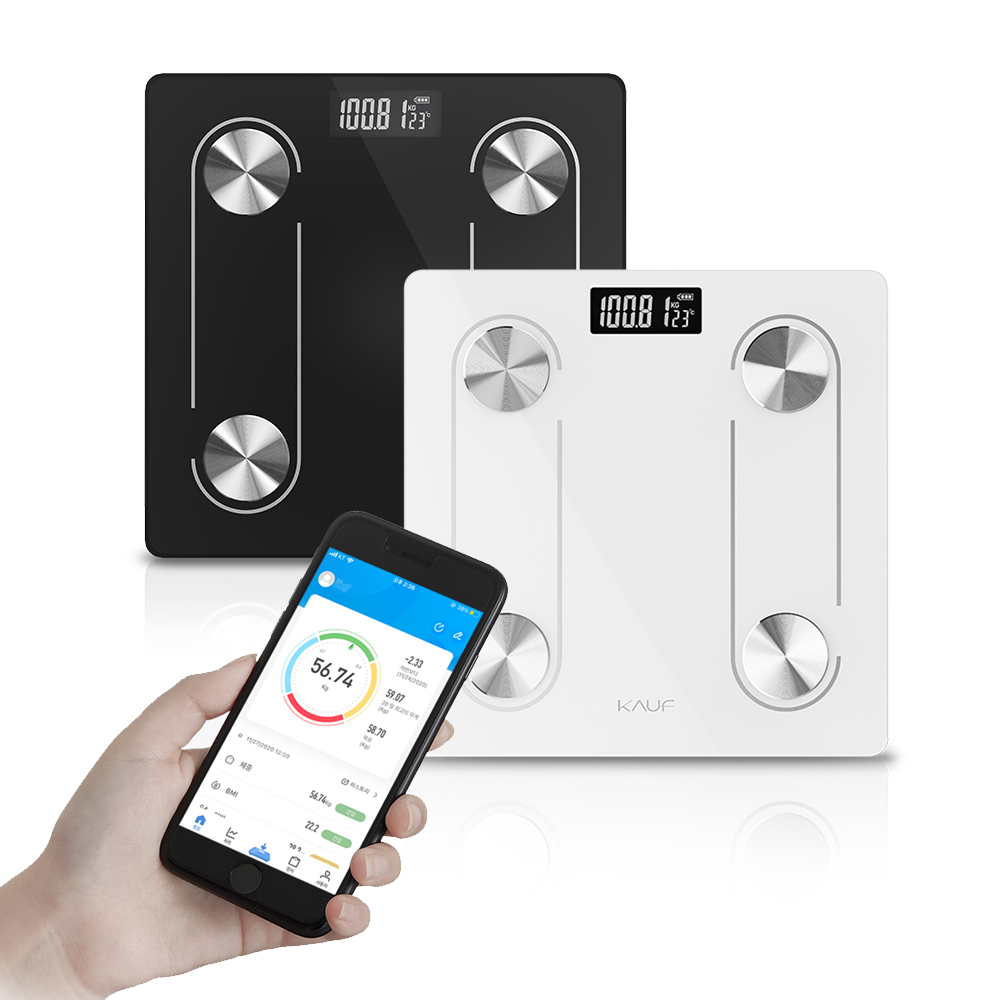 카프 스마트 인바디 체중계 가정용 몸무게 체지방 측정기 체성분 저울 KF-SIBS100