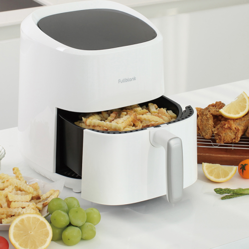 에어프라이어 바스켓형 3.5L 가정용 에어프라이기 유리 저소음