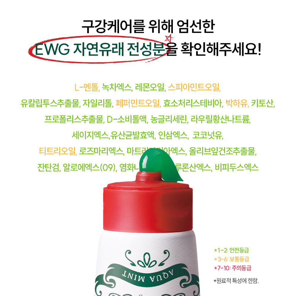 입냄새 제거 치약 추천 지그비 고불소 치약 아쿠아민트 후기