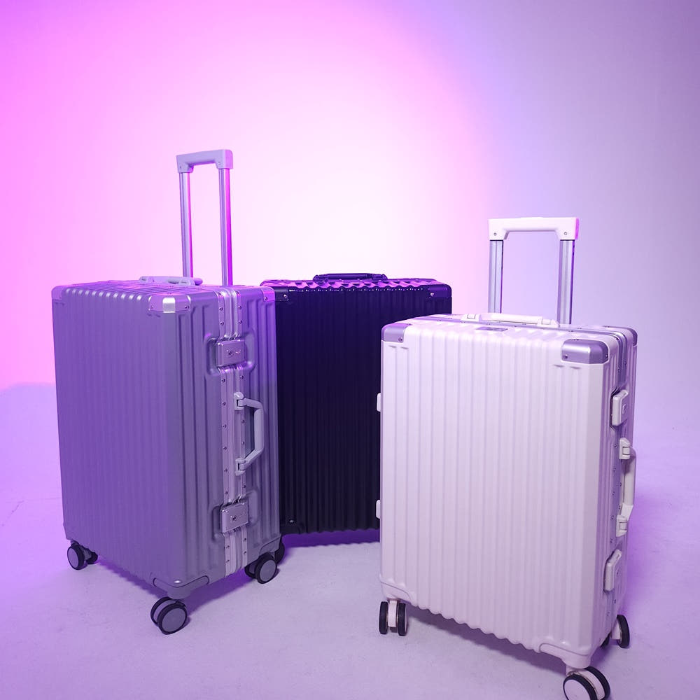 플로 여행용 캐리어 66cm(24인치) 프리미엄 TSA 금고형 신혼여행 폴리카보네이트