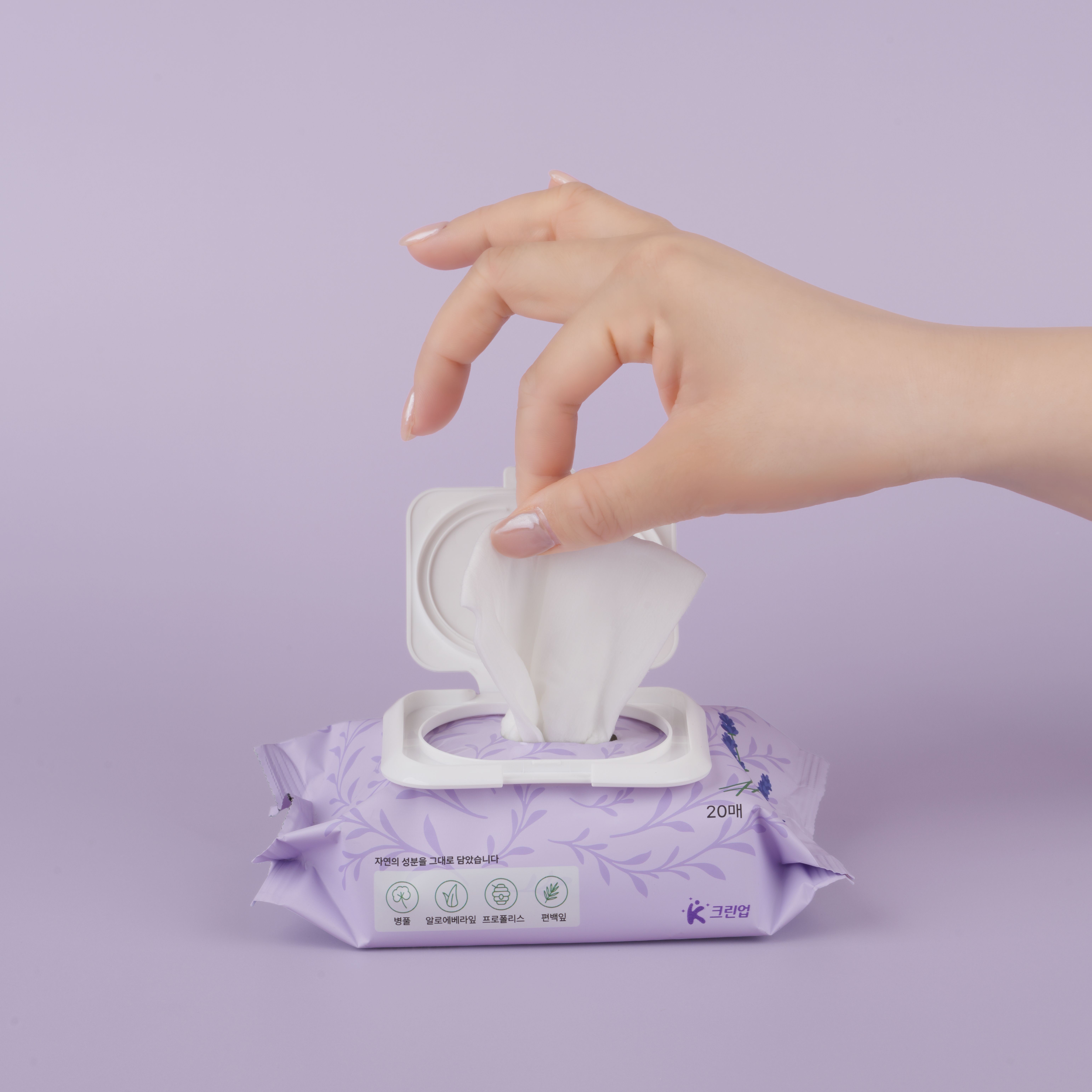 케이크린업 이너프레시 여성청결티슈 20p, 6개 - 상세 이미지 3