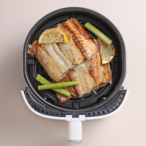 에어프라이어 바스켓형 3.5L 가정용 에어프라이기 유리 저소음