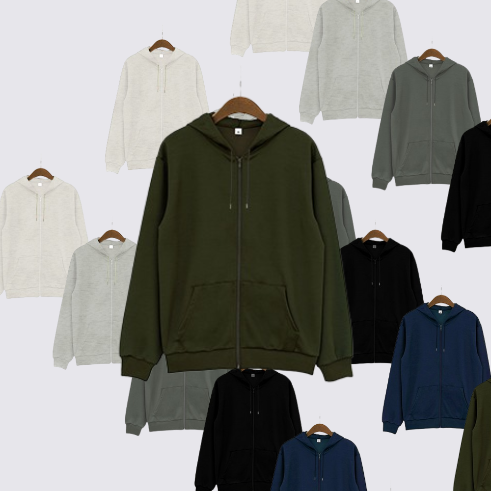 아날로그무드 남자 6컬러 후드 집업 제품 이미지