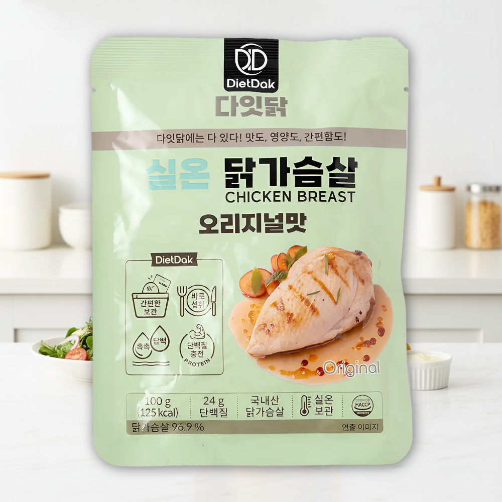 다잇닭 실온 닭가슴살 오리지널맛, 100g, 30개 - 상품 이미지