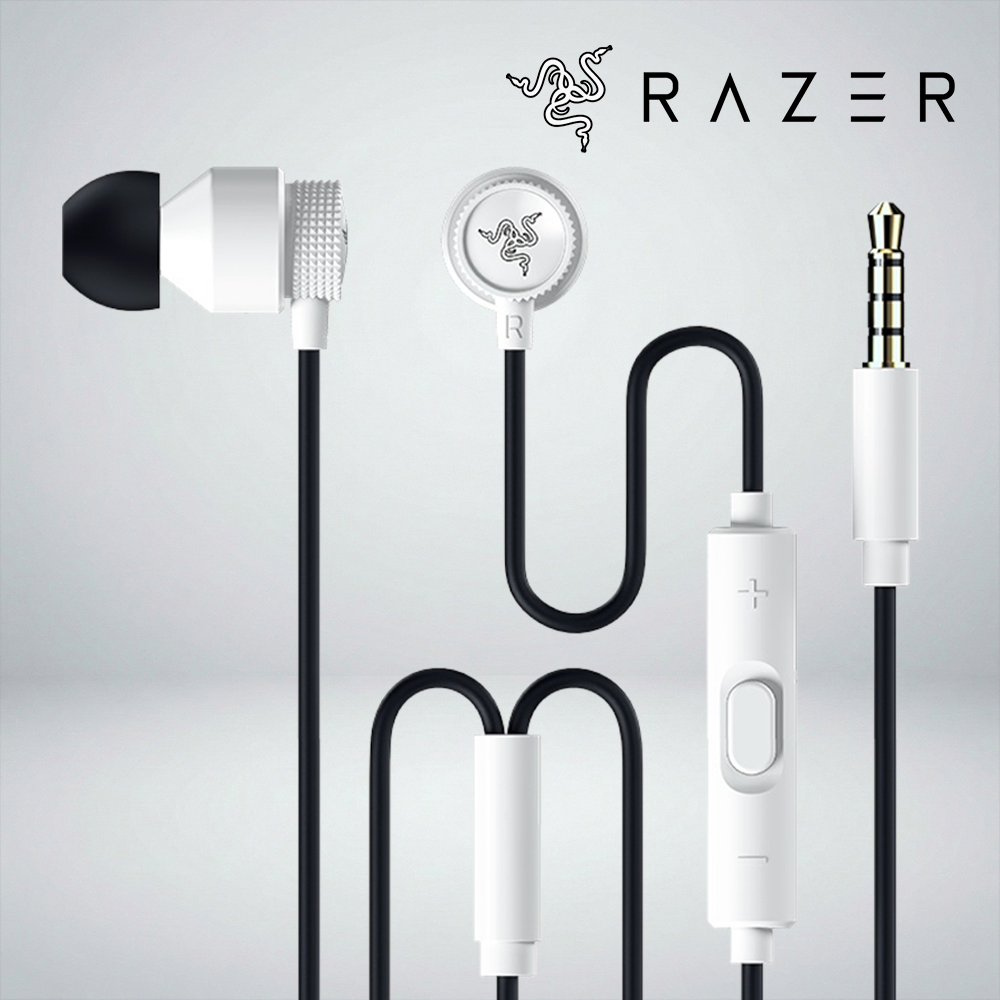 [국내정발] 레이저 해머헤드 V3 게이밍이어폰 화이트 제품 이미지