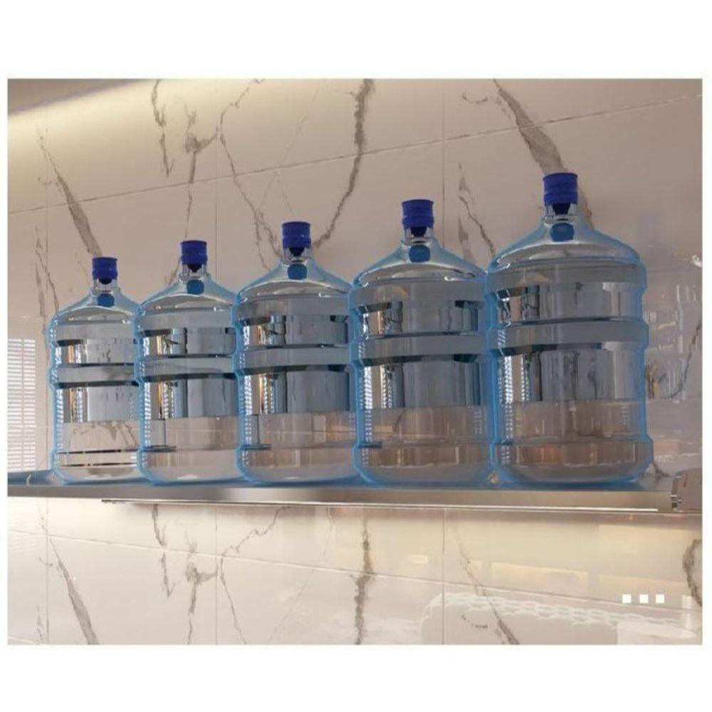 업소용 선반 랙 다용도 상부장 보조선반 스틸 행거 27x60cm+후크 5개 - 상세 이미지 3