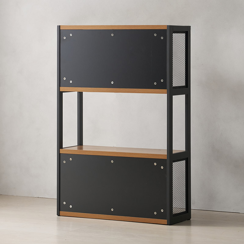 e스마트 스틸 철제 낮은 거실 3단 책장 기본형 600