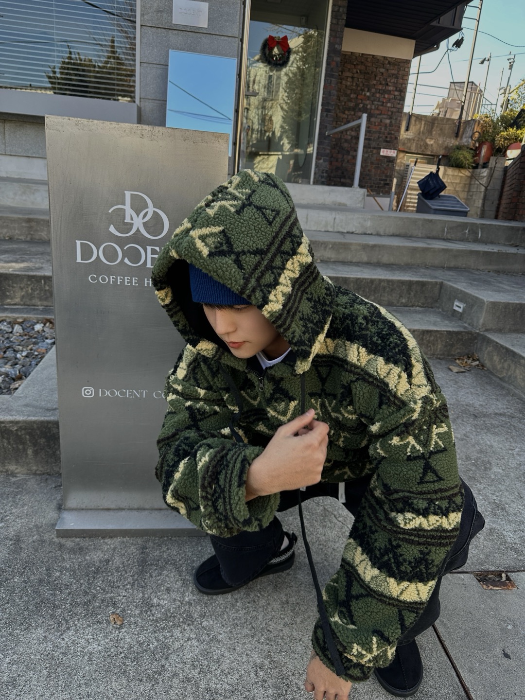 양털후드점퍼 후리스점퍼 남자부클후드패딩 이미지 7