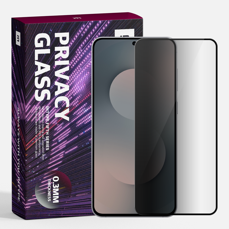 인타입 프라이버시 강화유리 사생활보호필름 갤럭시S25 FE, 2매입 제품 이미지