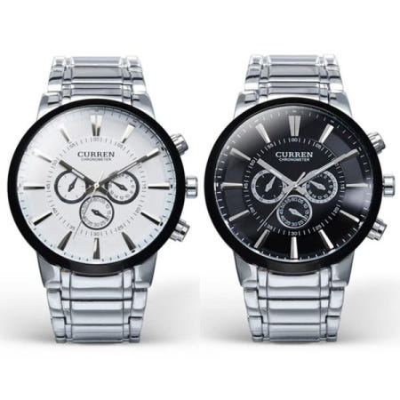 커플시계 남성 메탈시계 CU-8001A