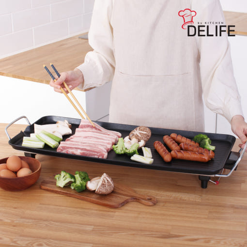 66cm 그릴 대형 전기 후라이팬 명절 잔치팬 전부치는