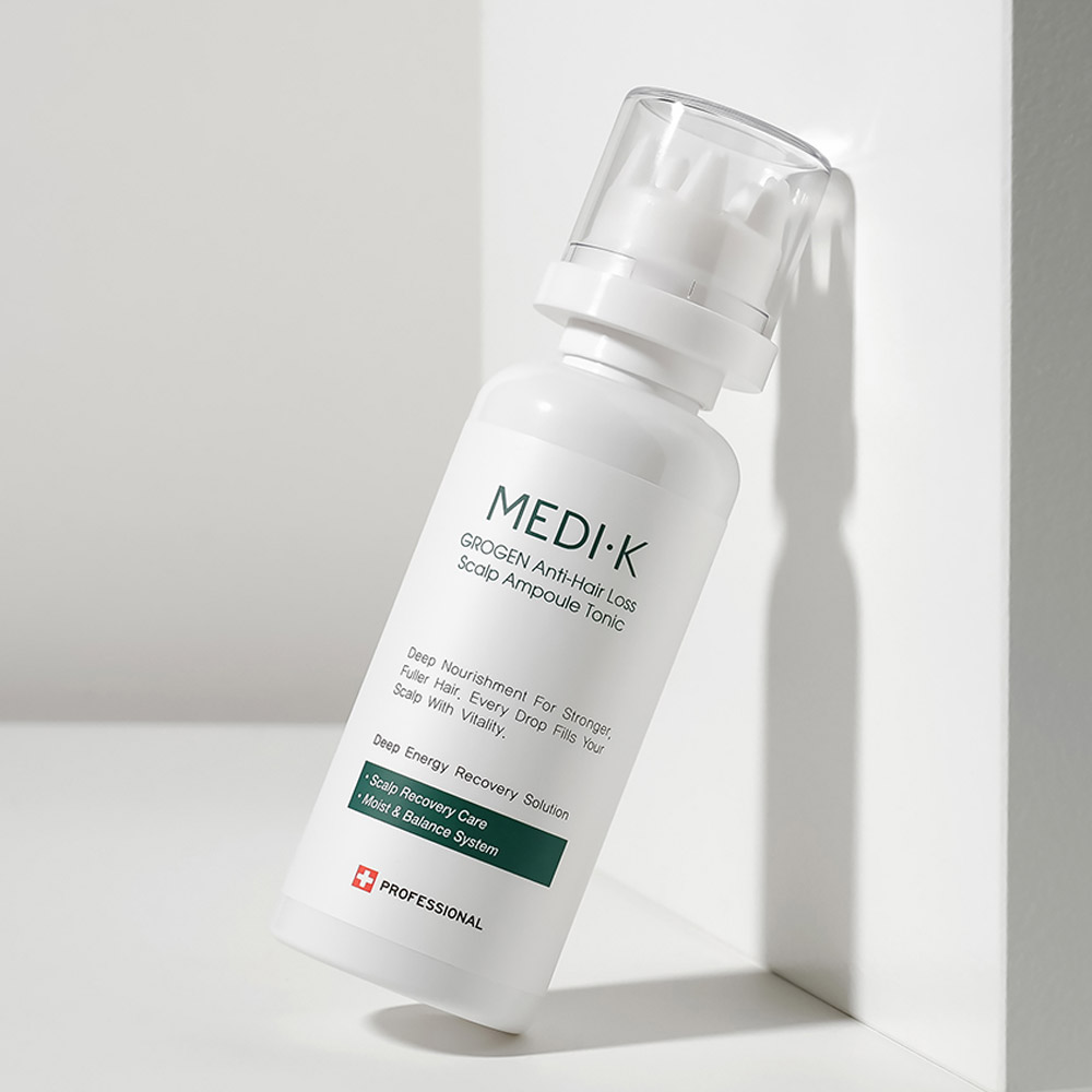 약국입점 메디케이 그로젠 탈모앰플 150ml 탈모증상완화 기능성 모근영양 헤어토닉 두피쿨링 여성 남성 헤어 에센스 이미지 3