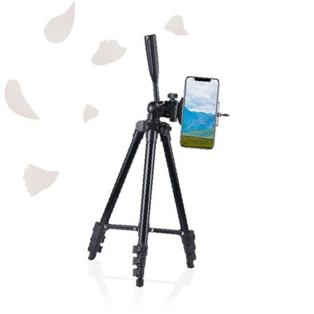 스마트폰 삼각대 카메라 거치대 촬영 브이로그 휴대용 접이식 높이조절 야외 여행용 동영상 제작 영상 촬영