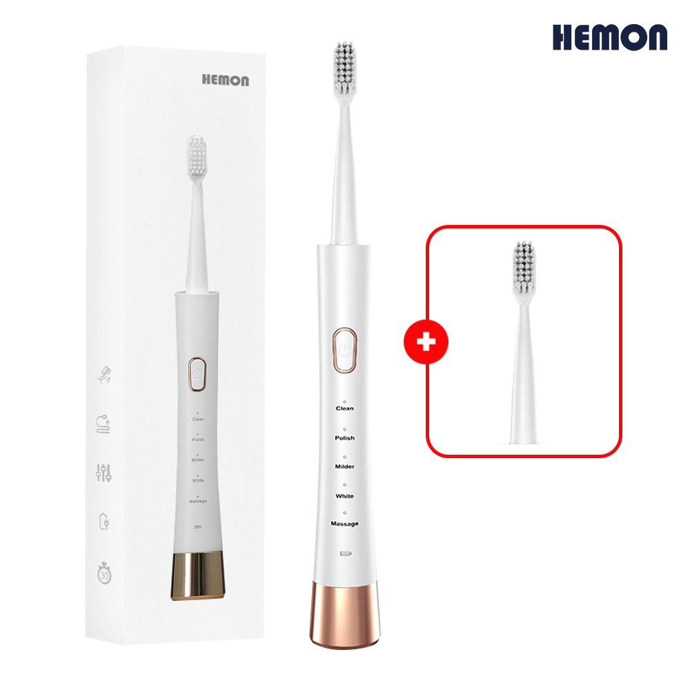 헤몬 소프트케어 음파 전동칫솔 무선 진동 칫솔 제품 이미지