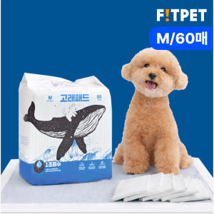 강아지 두꺼운 배변 패드 애견 고래 고흡수 냄새잡는 대용량 중형, 60매... 솔직 후기 | 실제 사용자 리뷰 총정리 - 상품 이미지 1