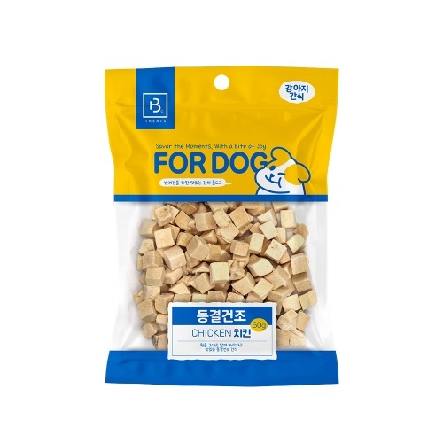 브리더랩 FORDOG 동결건조 치킨, 60g, 1개 - 상품 이미지