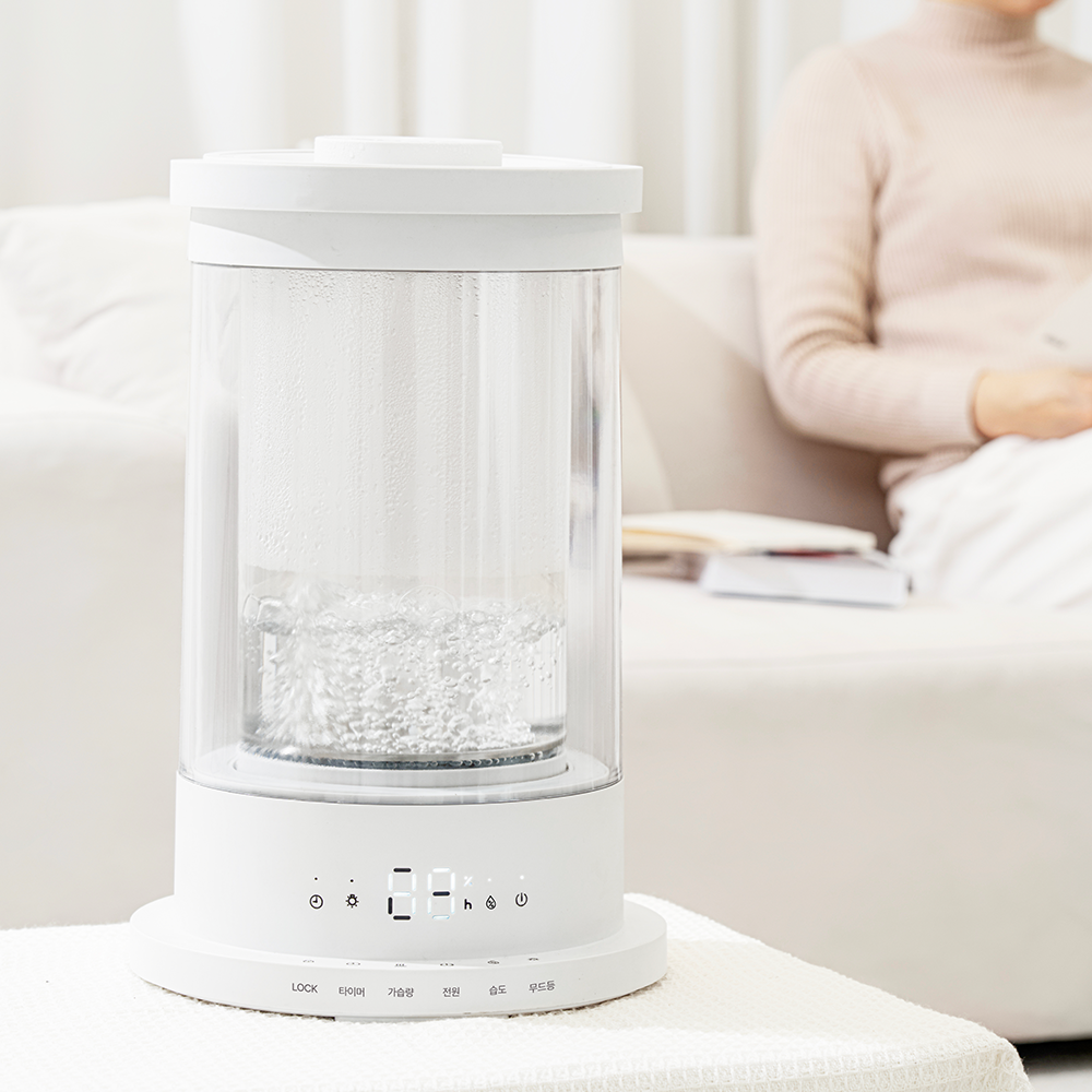 26년형 비브르 가열식 가습기 물멍 대용량 3.5L 신생아 아기 가습기 통분리세척 - 상세 이미지 4
