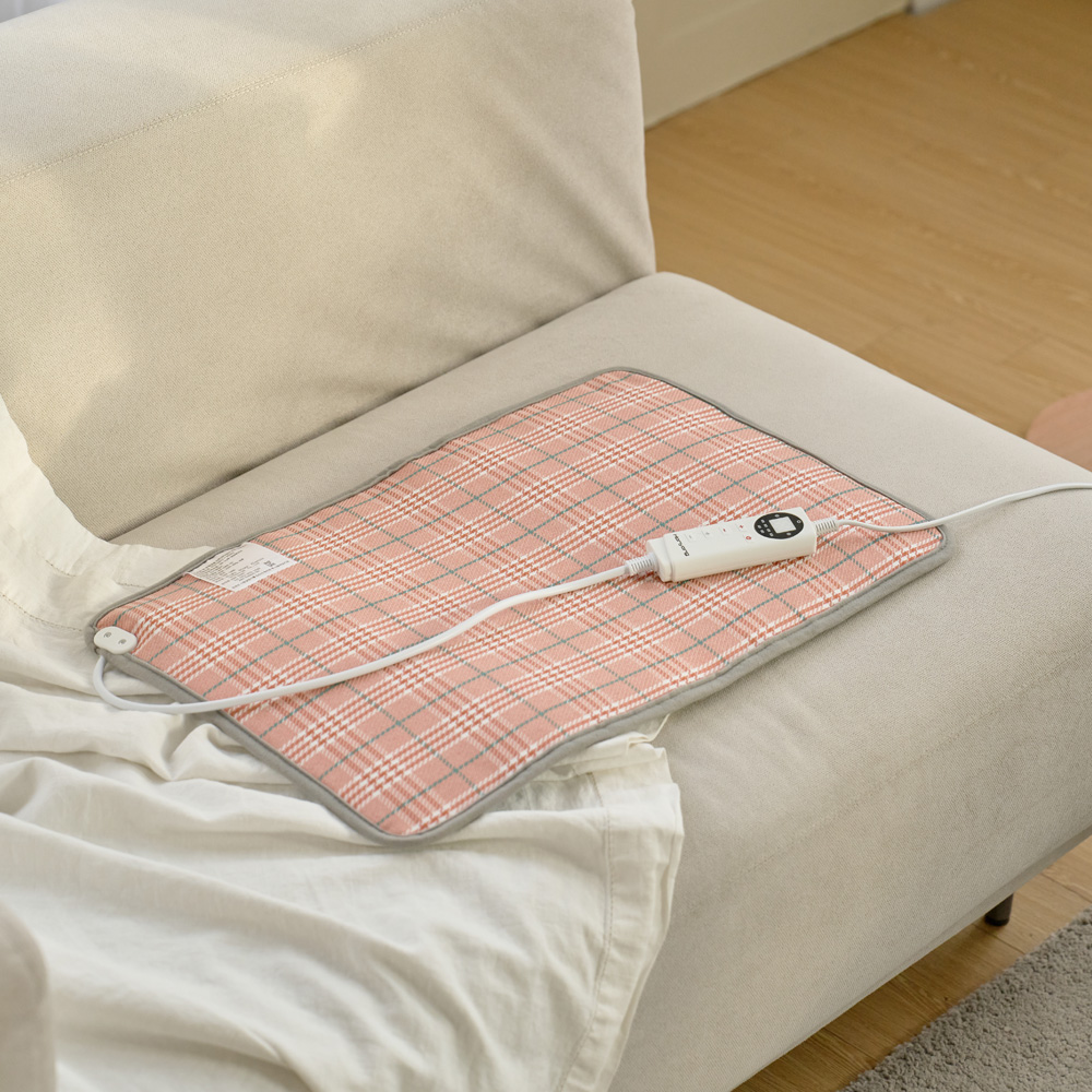 온열찜질기 전기찜질팩 허리 배 복부 어깨 찜질 매트 원적외선 수족냉증 중형 그린