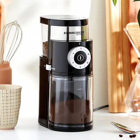 롬멜스바흐 커피그라인더 EKM-200 원두 분쇄기 카페 커피 머신 바 루리 전기 그라인더