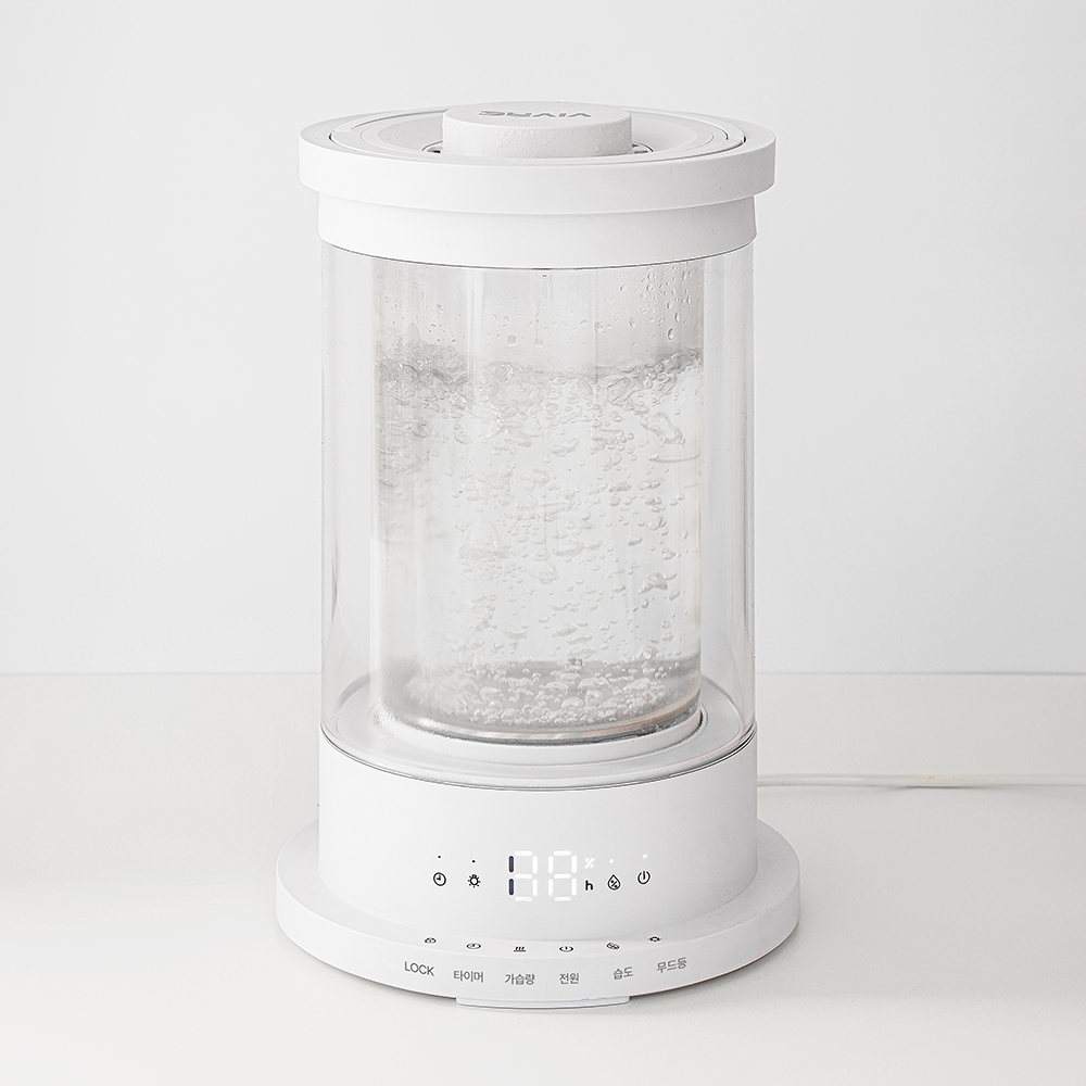 26년형 비브르 가열식 가습기 물멍 대용량 3.5L 신생아 아기 가습기 통분리세척 - 상세 이미지 3