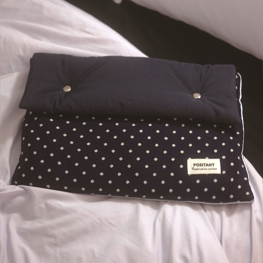 포지타니 Button pouch (3colors) 버튼파우치 아이패드파우치 노트북파우치 - 상품 이미지