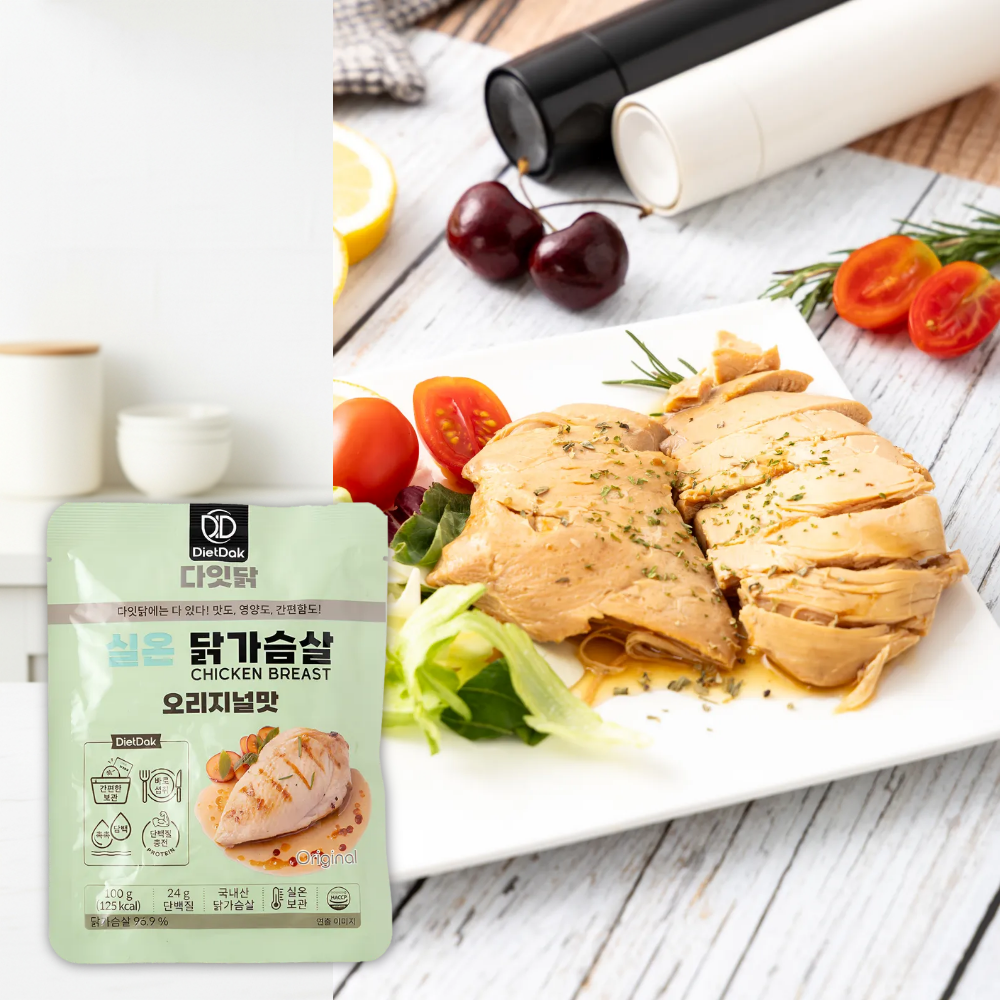 다잇닭 실온 닭가슴살 오리지널맛, 100g, 60개 - 상품 이미지