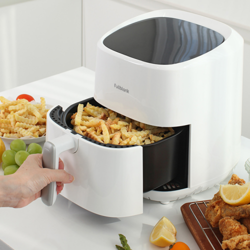 에어프라이어 바스켓형 3.5L 가정용 에어프라이기 유리 저소음