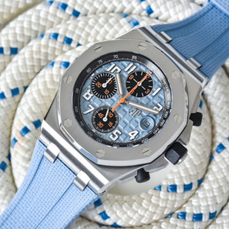 바제나리 오데마피게 로얄오크 오프쇼어 42mm 크로노그래프 러버밴드 (ref 26170.26470.26480.26238) 퀵 릴리즈 부품 및 버클 포함