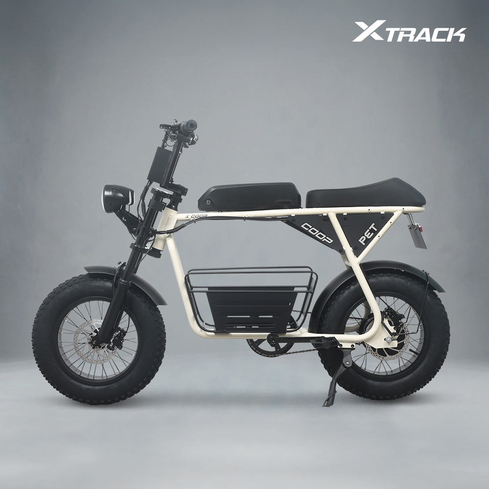 엑스트랙 몬스터 쿱펫 COOP PET 팻바이크 애견동승 자토바이 48V 바구니 전동 전기 자전거