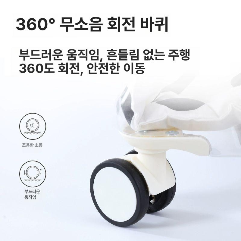투명 여행용 고양이 강아지 캐리어 휴대용 손잡이 가방 대형 피치핑크 + 원형문 50 28x45cm 고양이 소형견 - 상세 이미지 4