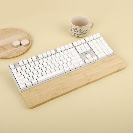COX XOS108 Bamboo 대나부 키보드 팜레스트 손목받침대 풀배열