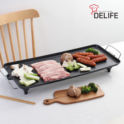 66cm 그릴 대형 전기 후라이팬 명절 잔치팬 전부치는