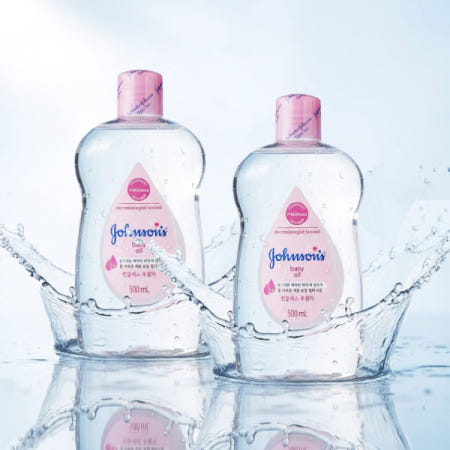 존슨즈 베이비 오일500ml x2개 바디오일