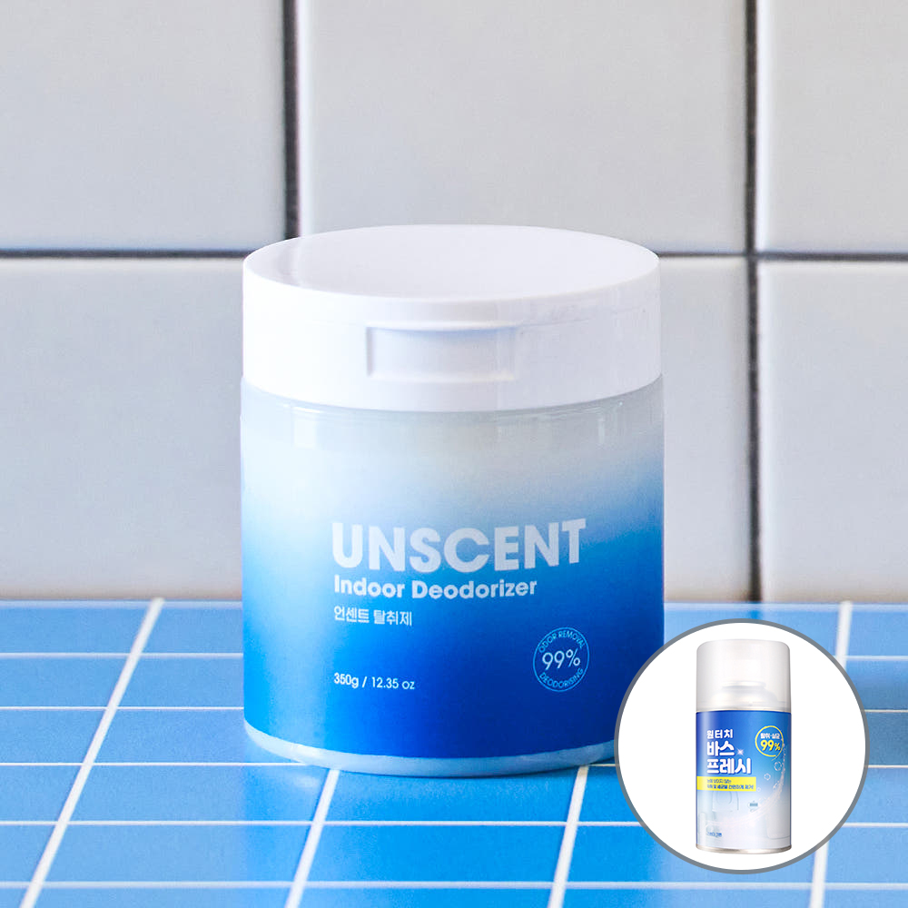 [팅커벨] 언센트 탈취제 방향제 악취 제거 실내 화장실 옷장 신발장 냄새 350g, 1개 제품 이미지
