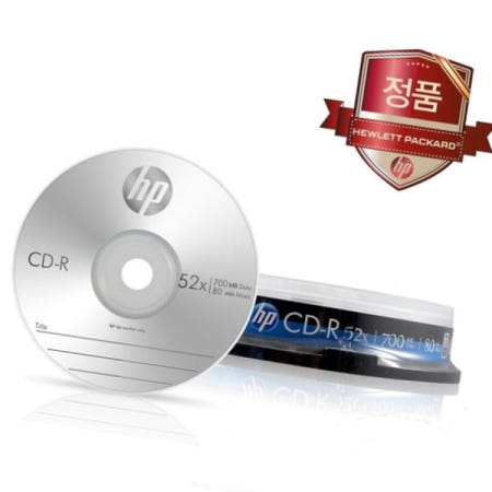제스트커스텀 DVD HP CD-R 통(1개입) 52X 10P벌크 700MB 80min