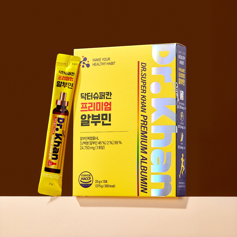 닥터슈퍼칸 프리미엄 알부민 마시는알부민 스틱 난백 15포, 3개 이미지 2