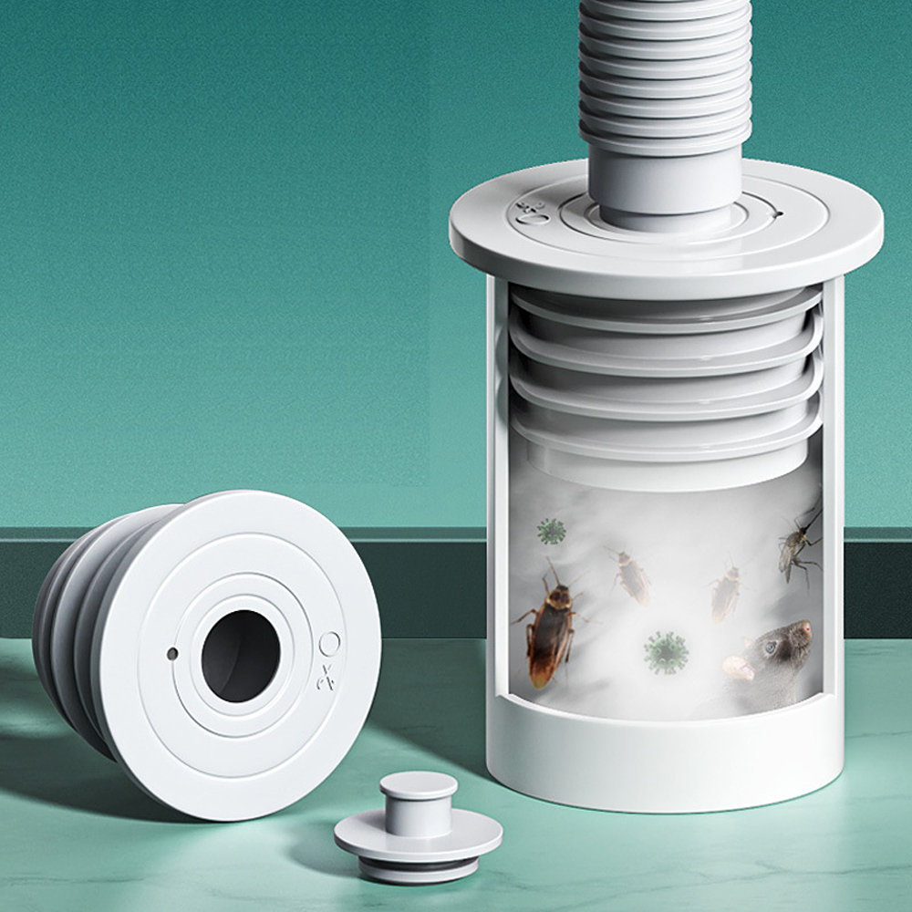 하수구트랩 배수구 세탁기 싱크대 하수관 냄새제거 차단 40-50mm