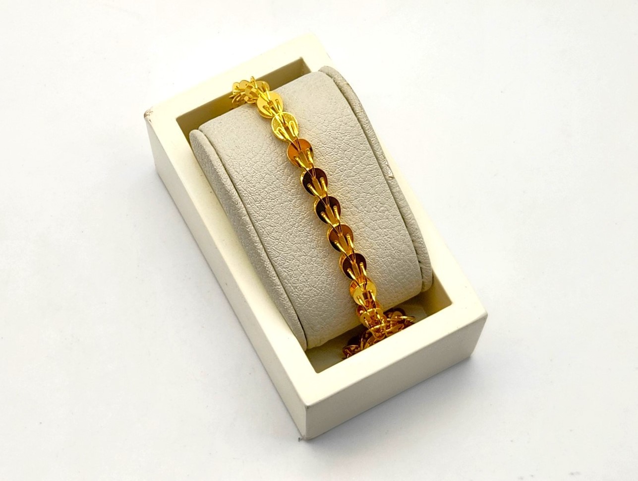24K 순금 18.75g(5) 비하이브 팔찌(18K 연결고리 장식)
