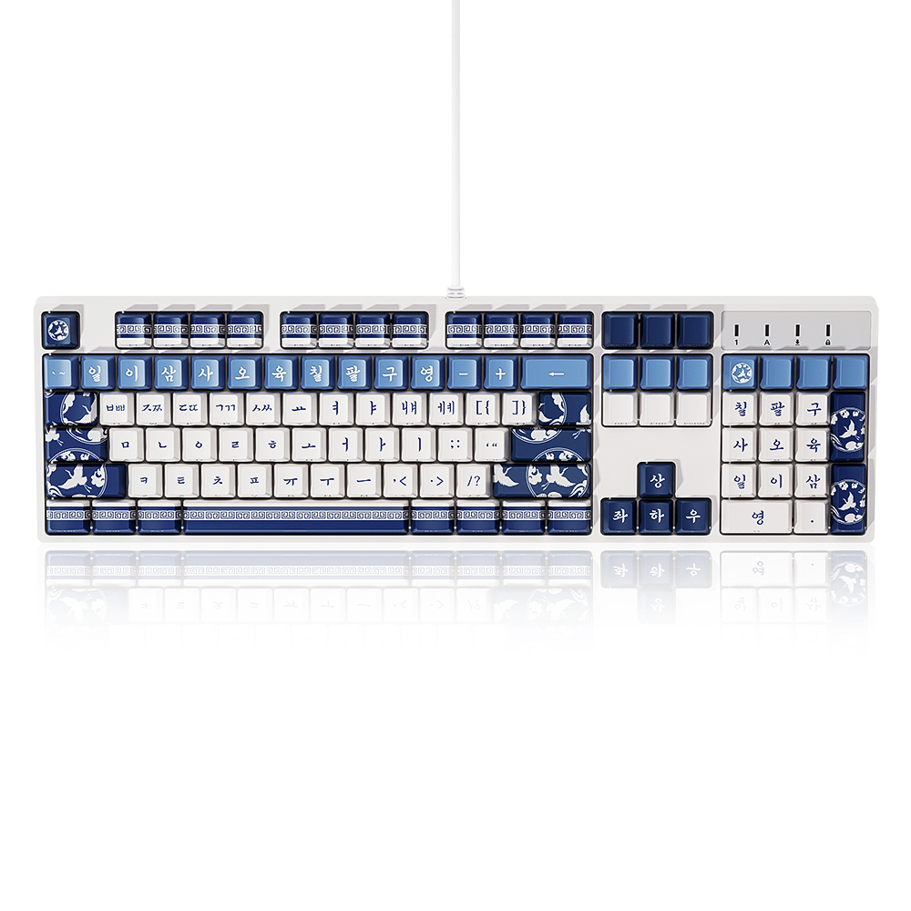 에이투 타음 케이 에디션 LED 단청 기계식 사무용 유선 키보드 고려청자, 적축 제품 이미지