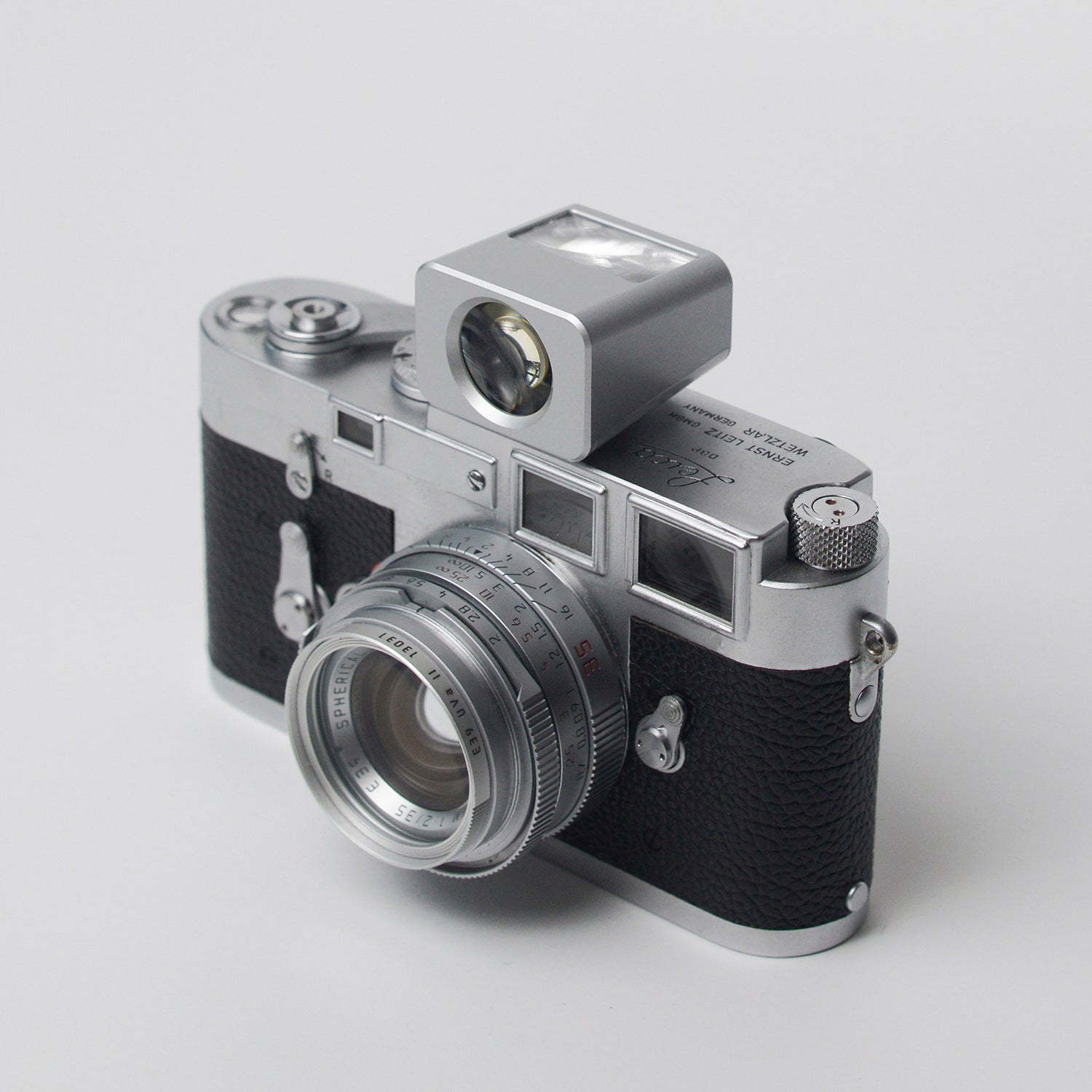 리플렉스랩 리코 GR3 GR4 카메라 외장 웨이스트 레벨 뷰파인더 24mm 35mm 블랙 실버 - 상세 이미지 3
